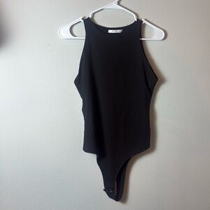 Reoria black tank top bodysuit size medium